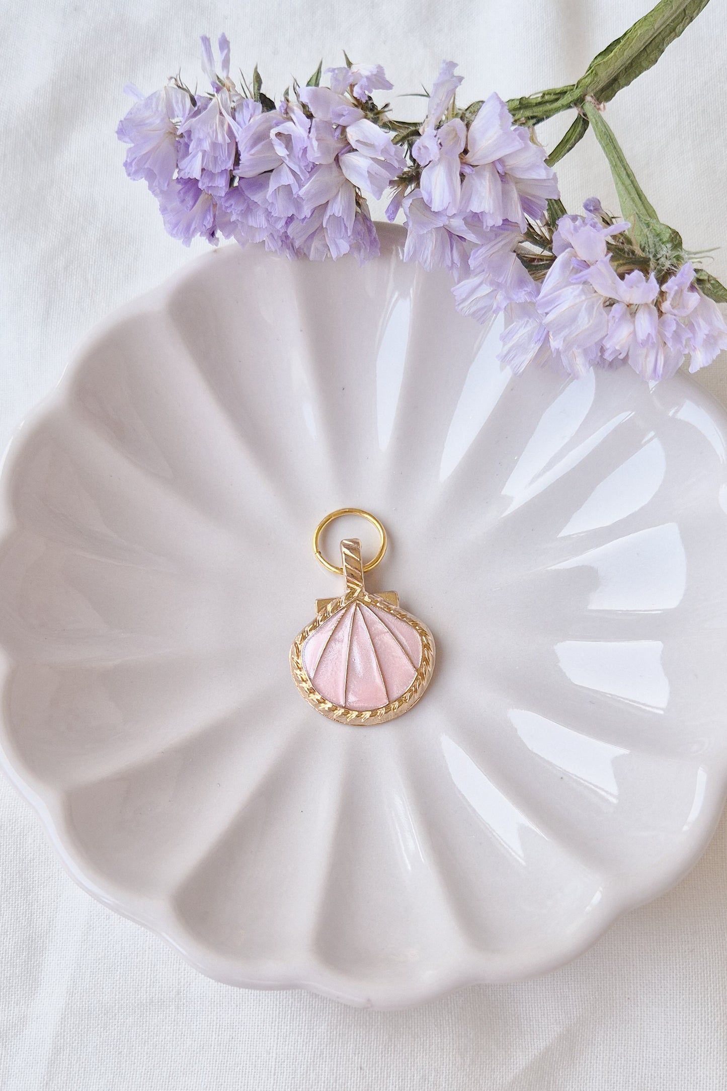 Rosa Kamskjell Maskemarkør